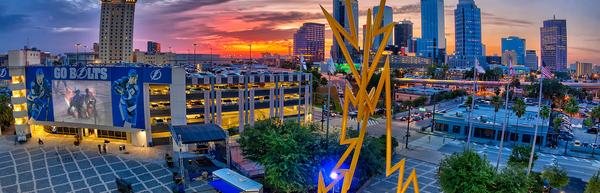 Party Deck Sunset Wide