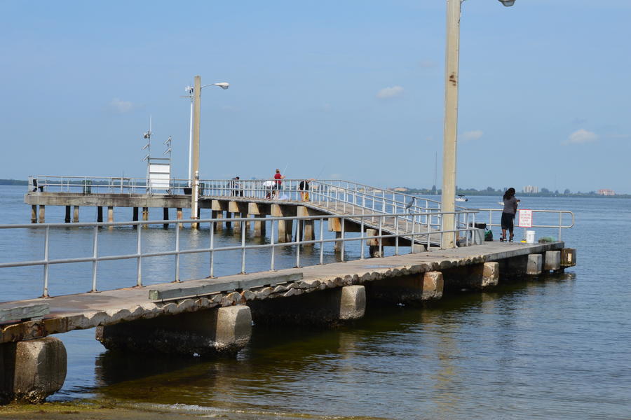 View of boat ramp
