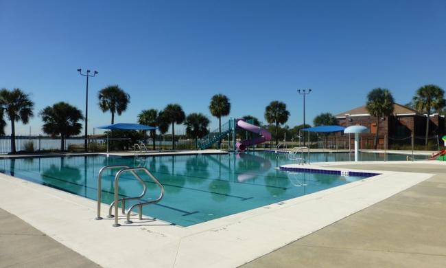 Deck view of Spicola Pool